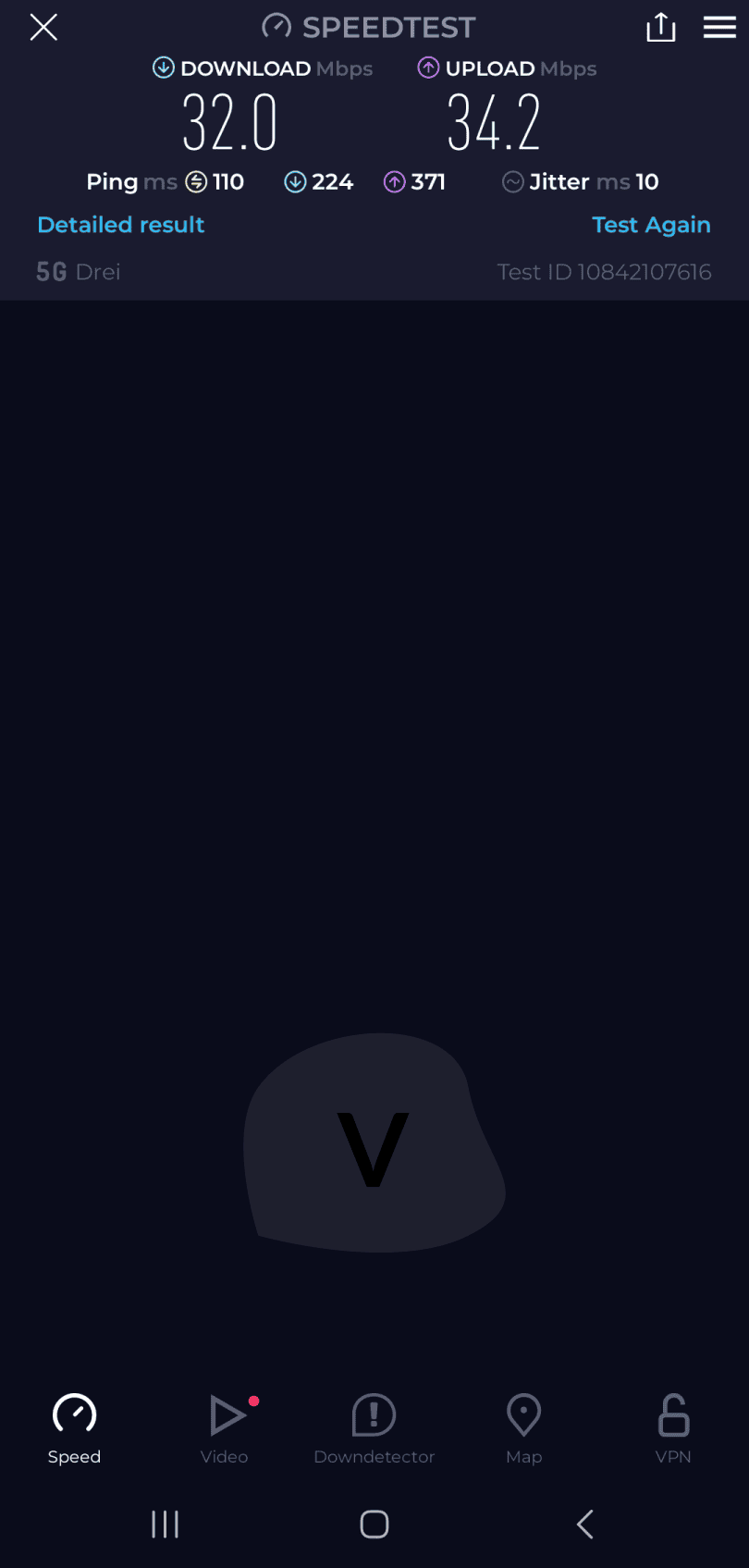 Test prędkości Holafly eSIM